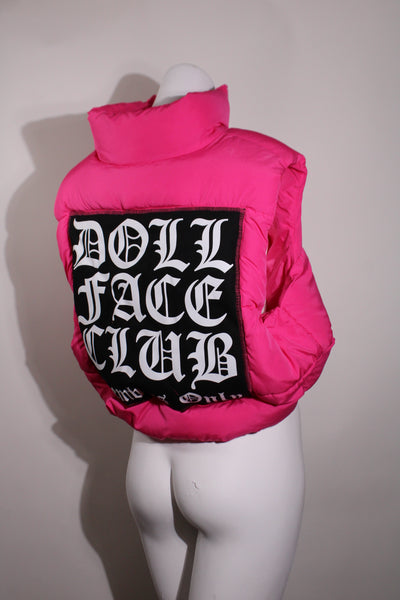 Hot Pink Puff Vest