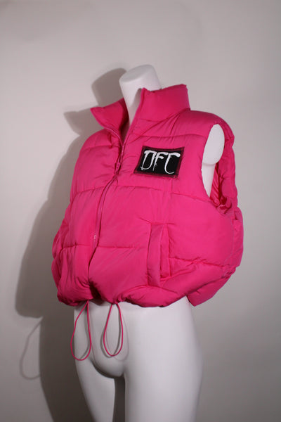 Hot Pink Puff Vest