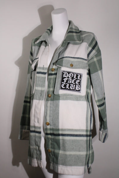 Sage Flannel Coat