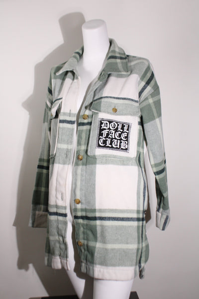 Sage Flannel Coat