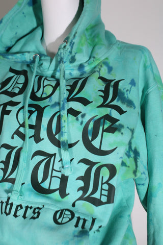 Turquoise/Forest Green Hoodie