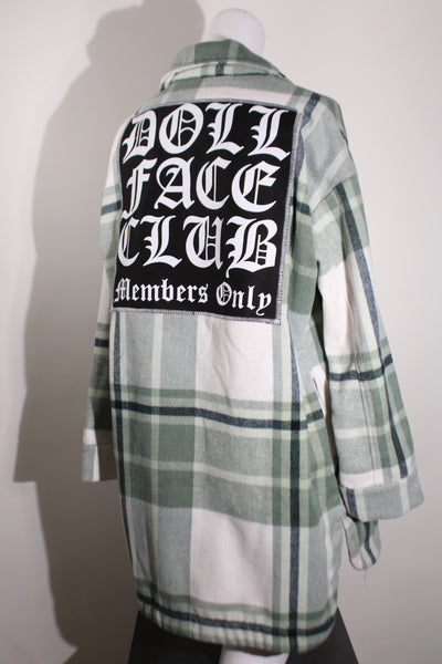 Sage Flannel Coat